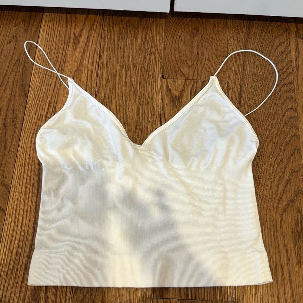 White Free People tank top